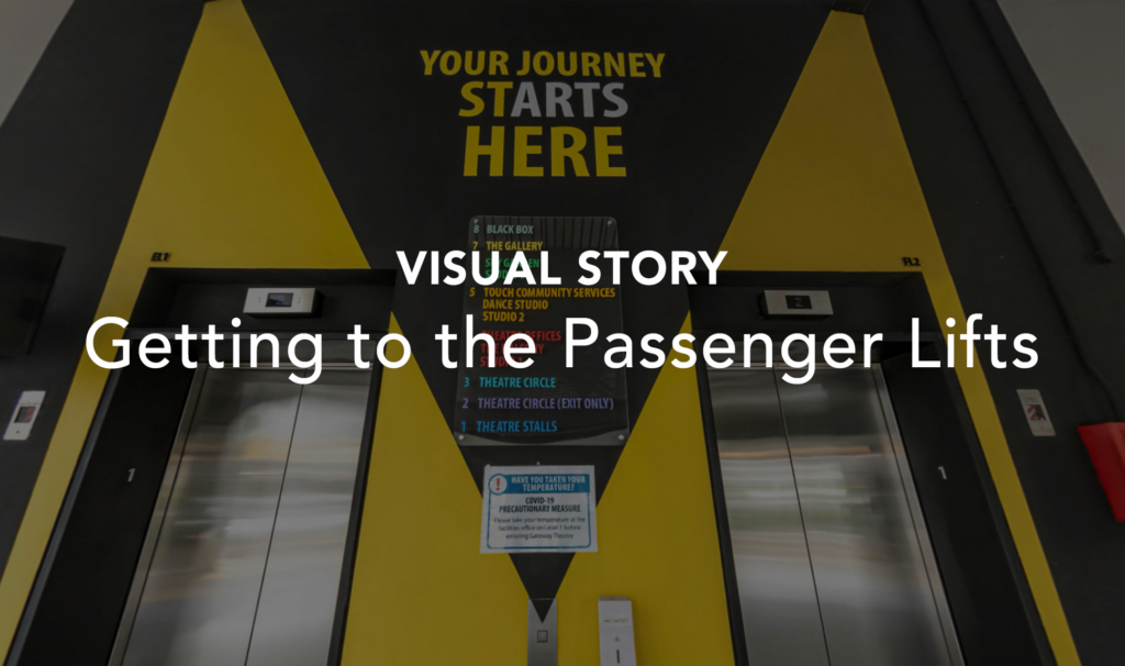 Visual Story: Getting to the Passenger Lifts