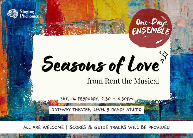 One-Day Ensemble: Seasons of Love